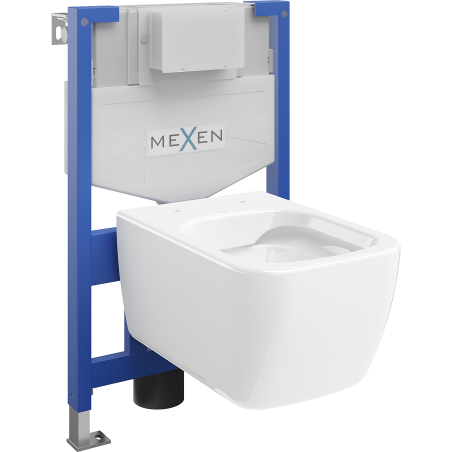 Mexen WC-Unterputz-Set Fenix XS-F mit WC-Schüssel Stella, weiß glänzend - 6803368XX00