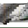 Mexen Mist-H T douchecabine scharnierend rechts 90 x 75 cm, transparant, goud geborsteld - 8A5T-090-075-55-00-P