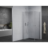 Mexen Pretoria Duo draaideur douchecabine 80 x 70 cm, transparant, chroom - 852-080-070-02-00