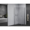 Mexen Pretoria Duo Duschkabine schwenkbar 80 x 70 cm, transparent, Chrom - 852-080-070-02-00