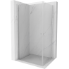 Mexen Pretoria Duo draaideur douchecabine 90 x 70 cm, transparant, chroom - 852-090-070-02-00