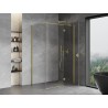 Mexen Mist-H T pööratav parempoolne dušikabiin 105 x 85 cm, läbipaistev, harjatud kuldne - 8A5T-105-085-55-00-P