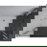 Mexen Pretoria Duo Duschkabine schwingbar 80 x 70 cm, transparent, Chrom + Duschwanne Flat - 852-080-070-01-02-4010
