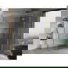 Mexen Mist H T Duschkabine drehbar rechts 90 x 120 cm, transparent, gold gebürstet - 8A5T-090-120-55-00-P
