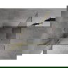 Mexen Mist-H T douchecabine draaideur links 120 x 120 cm, transparant, geborsteld goud - 8A5T-120-120-55-00-L