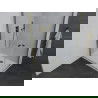 Mexen Pretoria Duo Duschkabine schwenkbar 80 x 70 cm, transparent, gold + Duschwanne Flat - 852-080-070-50-02-4010G