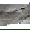 Mexen Mist H T Duschkabine links öffnend 90 x 70 cm, transparent, gebürstet gold - 8A5T-090-070-55-00-L