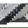 Mexen Pretoria Duo Duschkabine 80 x 70 cm, transparent, schwarz + Flat Duschwanne - 852-080-070-70-02-4010B