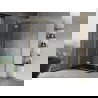 Mexen Mist-H T Duschkabinn lénks opklappbar 105 x 80 cm, transparent, gebastelt Gold - 8A5T-105-080-55-00-L