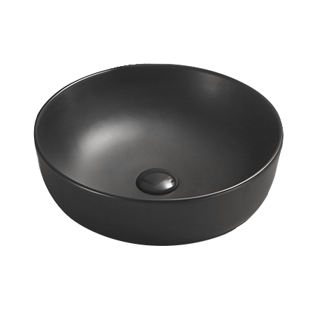 Mexen Lana Aufsatzwaschbecken 41 x 41 cm, Schwarz Matt - 22234185