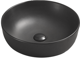Mexen Lana countertop washbasin 41 x 41 cm, matte black - 22234185
