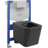 Mexen Teo inbouw WC set Fenix XS-F met WC pot, zwart mat - 6803385XX85