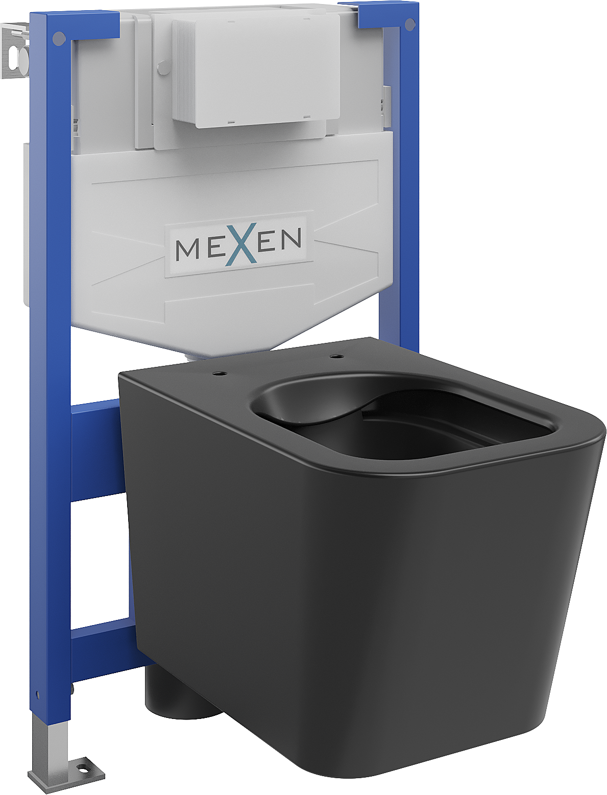 Mexen zestaw podtynkowy WC stelaż Fenix XS-F z miską WC Teo, czarny mat - 6803385XX85