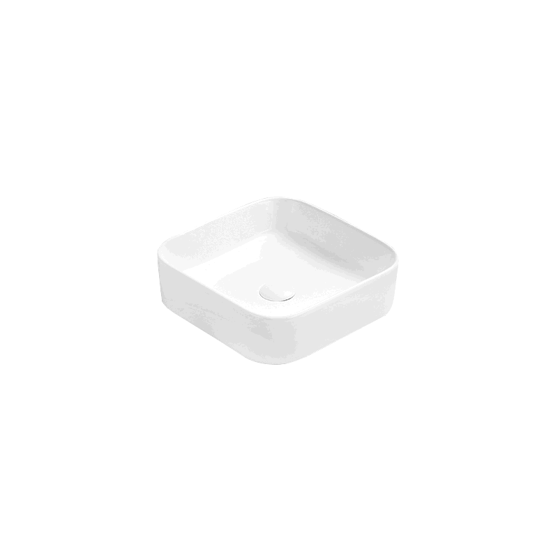 Mexen Vena lavabo sobre encimera 37 x 37 cm, blanco - 22193700