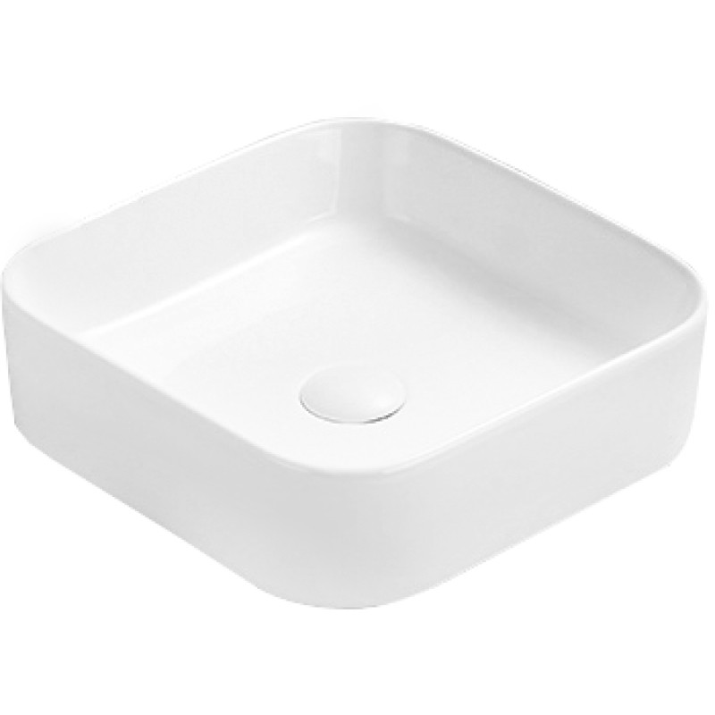 Mexen Vena opbouwwastafel 37 x 37 cm, wit - 22193700