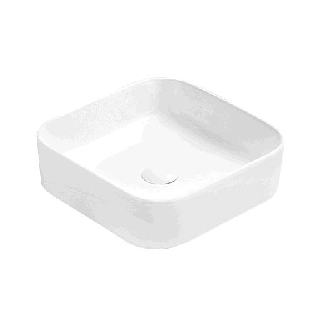 Mexen Vena lavabo à poser 37 x 37 cm, blanc - 22193700