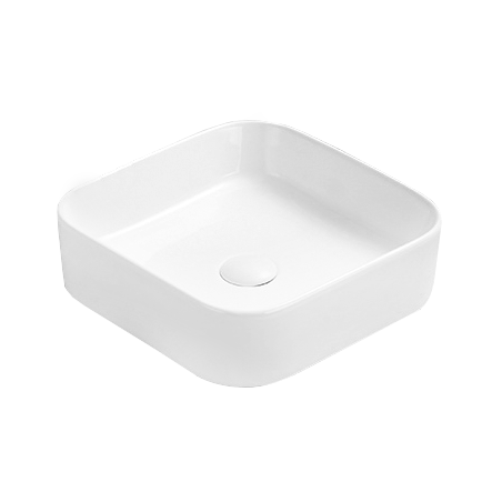 Mexen Vena lavello da appoggio 37 x 37 cm, bianco - 22193700