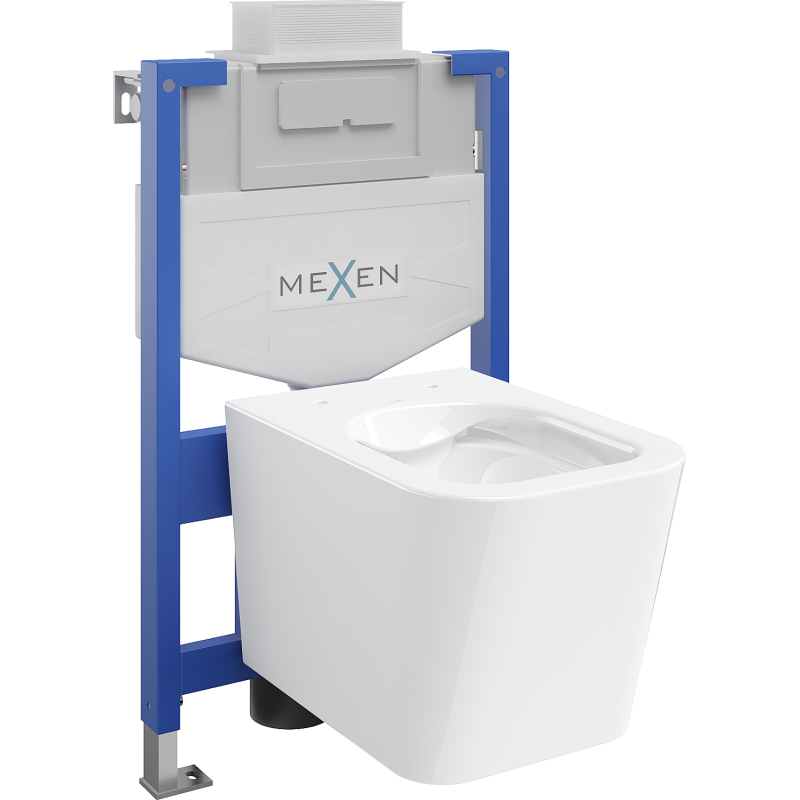 Mexen zestaw podtynkowy WC stelaż Fenix XS-U z miską WC Teo, biały - 6853385XX00