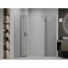 Mexen Roma Duo Hinged Shower Cabin 90 x 70 cm, Transparent, Chrome - 854-090-070-02-00