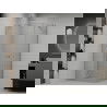 Mexen Roma Duo draaideur douchecabine 100 x 90 cm, transparant, chroom - 854-100-090-02-00