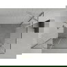Mexen Roma Duo draaideur douchecabine 100 x 90 cm, transparant, chroom - 854-100-090-02-00