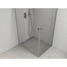 Mexen Roma Duo krilna tuš kabina 110 x 80 cm, prozorna, krom - 854-110-080-02-00