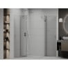 Mexen Roma Duo Duschkabine aufklappbar 110 x 90 cm, transparent, Chrom - 854-110-090-02-00