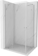 Mexen Roma Duo douchecabine draaibaar 110 x 90 cm, transparant, chroom - 854-110-090-02-00