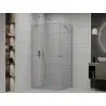 Mexen Roma Duo cabine de douche pivotante 110 x 100 cm, transparent, chrome - 854-110-100-02-00