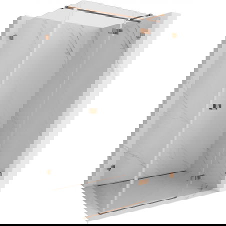 Mexen Lunar T καμπίνα ντουζιέρας ανοιγόμενη δεξιά 75 x 70 εκ., διάφανη, ροζ