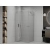 Mexen Roma Duo pivot shower cabin 120 x 110 cm, transparent, chrome - 854-120-110-02-00