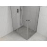 Mexen Roma Duo pivot shower cabin 120 x 110 cm, transparent, chrome - 854-120-110-02-00