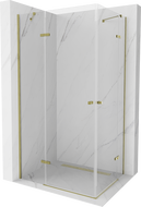 Mexen Roma Duo hinged dušikabiin 100 x 90 cm, läbipaistev, kuldne - 854-100-090-50-00-02