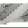 Mexen Roma Duo Duschkabine schwenkbar 90 x 80 cm, transparent, schwarz - 854-090-080-70-00-02