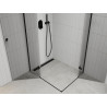 Mexen Roma Duo hinged dušikabiin 100 x 90 cm, läbipaistev, must - 854-100-090-70-00-02