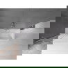 Mexen Velar 2-panel sliding bath screen 95 x 150 cm, transparent, brushed nickel - 896-095-000-01-97
