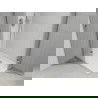 Mexen Roma Duo douchecabine scharnierend 100 x 90 cm, transparant, chroom + douchebak Flat - 854-100-090-01-02-4010