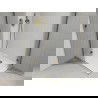 Mexen Roma Duo cabine de douche pivotante 90 x 80 cm, transparent, doré + receveur plat - 854-090-080-50-02-4010G