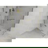 Mexen Roma Duo cabine de douche pivotante 90 x 80 cm, transparent, doré + receveur plat - 854-090-080-50-02-4010G