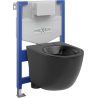Mexen Lena WC Alust Komplekt Fenix XS-F Musta Maat - 6803322XX85