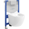 Mexen Lena conjunto empotrado WC bastidor Fenix XS-F con taza WC, blanco brillante - 6803322XX00