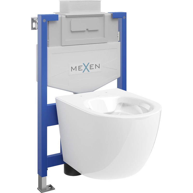 Mexen Lena WC-ilehituskomplekt Fenix XS-U koos WC-potiga, valge läige - 6853322XX00