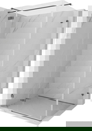 Mexen Lunar T cabina de ducha abatible izquierda 75 x 110 cm, transparente, gris cañón cepillado - 834T-075-110-66-00-L