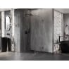 Mexen Lunar T kabina prysznicowa uchylna lewa 90 x 90 cm, transparent, gun gray szczotkowany - 834T-090-090-66-00-L