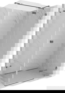 Mexen Lunar T draaideur douchecabine rechts 70 x 110 cm, transparant, geborsteld gun grijs - 834T-070-110-66-00-P