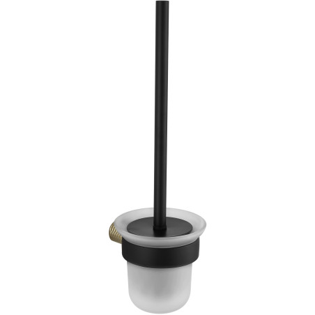 Mexen Base cepillo de baño, negro/dorado - 7088250-57