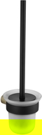 Mexen Base szczotka toaletowa, czarna/złota - 7088250-57