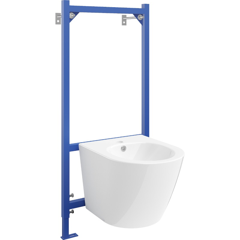 Mexen Lena recessed bidet set Fenix B frame with bidet, white - 69935224800
