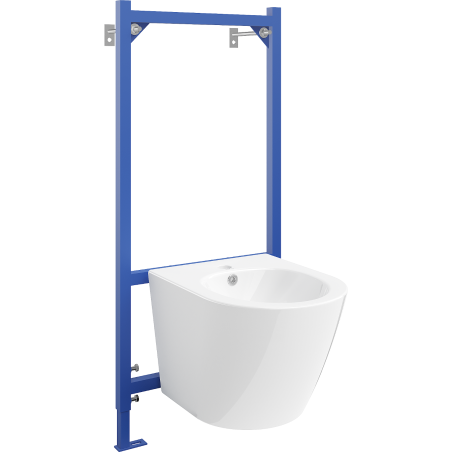 Mexen Concealed Bidet Set Fenix B Frame with Lena Bidet, White - 69935224800
