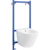 Mexen Lena inbouw bidetset Fenix B met bidet, wit - 69935224800